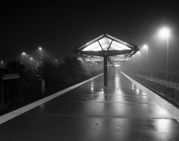 Foggy Night at the Station