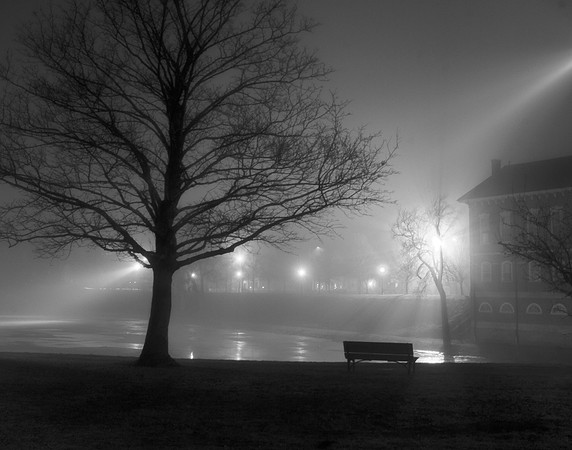 Foggy Night on the Mall